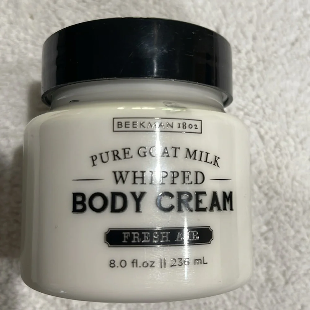 NIB Beekman 1802 Pure Goat Milk Whipped Body Cream 8.0 fl.oz Fresh Air